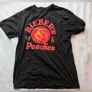 Justin Bieber Peaches Graphic T-Shirt